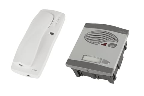Domofon pojedynczy (komplet z zamkiem) KAS-47001 ALCAD w sklepie Wasserman.eu