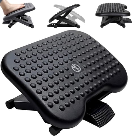 Podnóżek biurowy ergonomiczny pod stopy regulowany 450 x 350 mm w sklepie Wasserman.eu