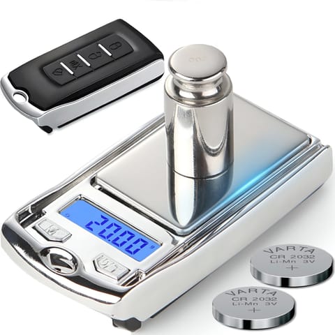 ⁨Mini waga jubilerska precyzyjna KLUCZYK LCD 100 g / 0.01 g⁩ w sklepie Wasserman.eu