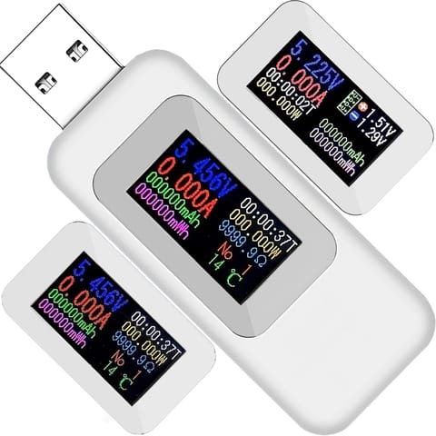Miernik tester USB napięcia natężenia LCD 4-30 V 0-6.5 A w sklepie Wasserman.eu