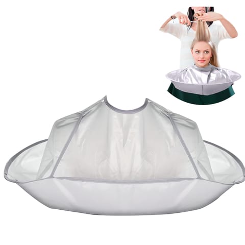 ⁨Kołnierz peleryna fryzjerska do strzyżenia 60 x 20 cm - szara⁩ w sklepie Wasserman.eu