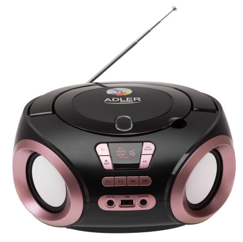 ⁨Radio Boombox CD-MP3 | USB | FM Radio | AUX | Gniazdo słuchawkowe⁩ w sklepie Wasserman.eu