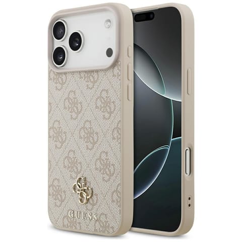 ⁨Etui Guess 4G Small 4G and Classic       MagSafe do iPhone 17 Pro Max różowy⁩ w sklepie Wasserman.eu