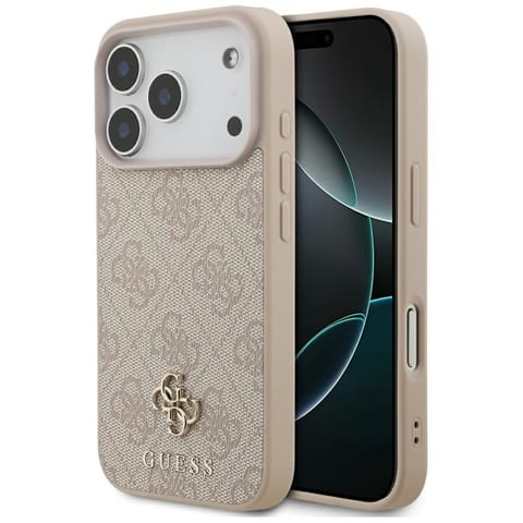 ⁨Etui Guess 4G Small 4G and Classic       MagSafe do iPhone 17 Pro różowy⁩ w sklepie Wasserman.eu