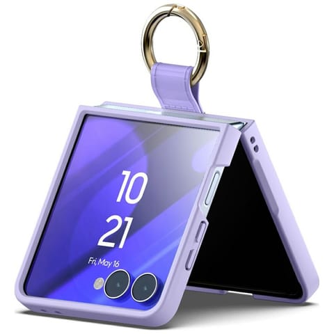 ⁨Etui Mercury Gold Ring do Samsung Galaxy Z Flip7 liliowy fiolet⁩ w sklepie Wasserman.eu