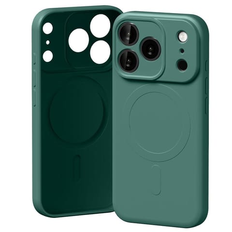 ⁨Etui Mercury Semi-Silicone MagSafe do    iPhone 17 Pro zielony⁩ w sklepie Wasserman.eu