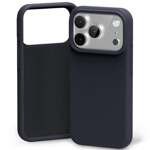 ⁨Etui Mercury Silicone do iPhone 17 Pro   granatowy⁩ w sklepie Wasserman.eu