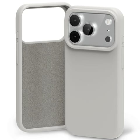 ⁨Etui Mercury Silicone do iPhone 17 Pro   kamienny⁩ w sklepie Wasserman.eu