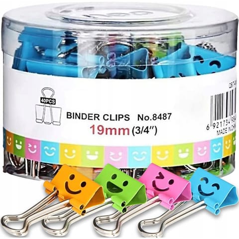 Klipsy do akt 19mm BUŹKI 40szt. 8487 DELI w sklepie Wasserman.eu