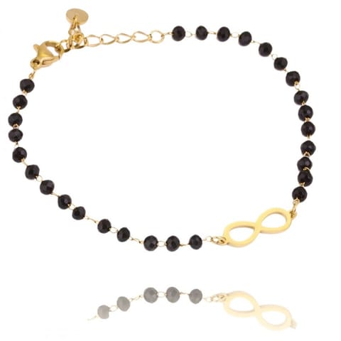 ⁨Bransoletka stal chirurgiczna pozłacana  złotem 14k gold BST1226⁩ w sklepie Wasserman.eu