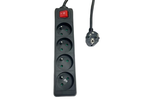 ⁨MicroConnect 4-way Power Strip on/off⁩ w sklepie Wasserman.eu