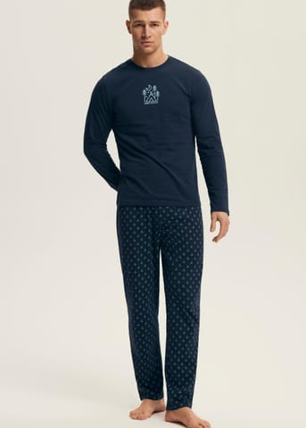⁨PIŻAMA HENDERSON 43478 LUSH 59X (kolor navy, rozmiar 3XL)⁩ w sklepie Wasserman.eu