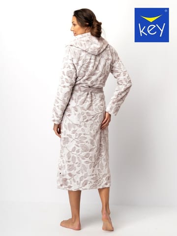 ⁨SZLAFROK KEY LGL-545 B25 (kolor ecru- beż, rozmiar L/XL)⁩ w sklepie Wasserman.eu