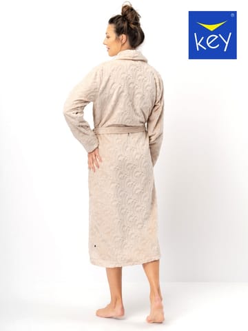 ⁨SZLAFROK KEY LGL-605 B25 (kolor beż, rozmiar L/XL)⁩ w sklepie Wasserman.eu