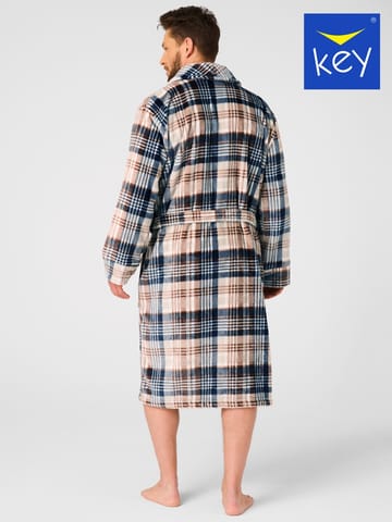 ⁨SZLAFROK KEY MGL-443 B25 (kolor krata, rozmiar XL/XXL)⁩ w sklepie Wasserman.eu