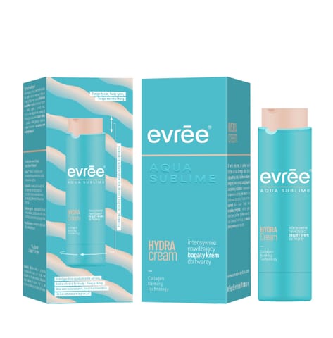 ⁨EVREE Aqua Sublime Bogaty krem do twarzy intensywnie nawilżający Hydra Cream 45 ml⁩ w sklepie Wasserman.eu
