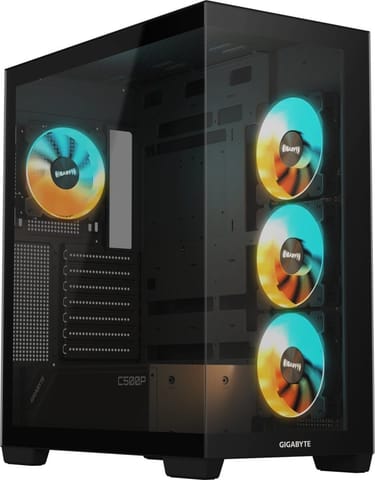 ⁨CASE MIDITOWER ATX W/O PSU/GB-C500P ST BLACK GIGABYTE⁩ at Wasserman.eu