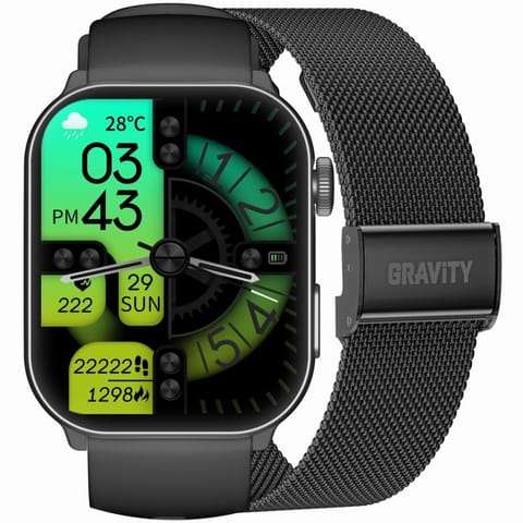 ⁨SMARTWATCH UNISEX GRAVITY GT28-1 - ROZMOWY BLUETOOTH, DODATKOWY PASEK (sg037a)⁩ w sklepie Wasserman.eu