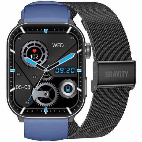 ⁨SMARTWATCH UNISEX GRAVITY GT28-3 - ROZMOWY BLUETOOTH, DODATKOWY PASEK (sg037c)⁩ w sklepie Wasserman.eu