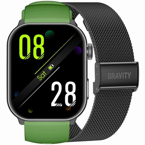 SMARTWATCH UNISEX GRAVITY GT28-4 - ROZMOWY BLUETOOTH, DODATKOWY PASEK (sg037d) w sklepie Wasserman.eu