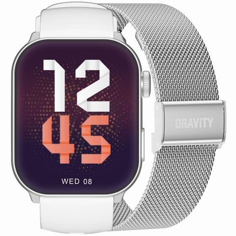 SMARTWATCH UNISEX GRAVITY GT28-10 - ROZMOWY BLUETOOTH, DODATKOWY PASEK (sg037j) w sklepie Wasserman.eu