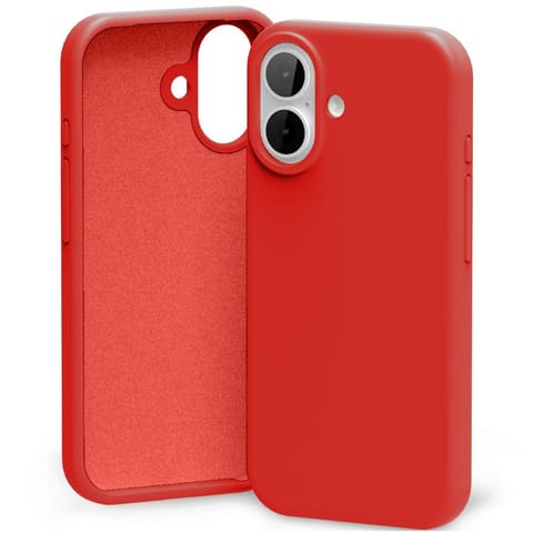 ⁨Etui Mercury Silicone do iPhone 17       czerwony⁩ w sklepie Wasserman.eu
