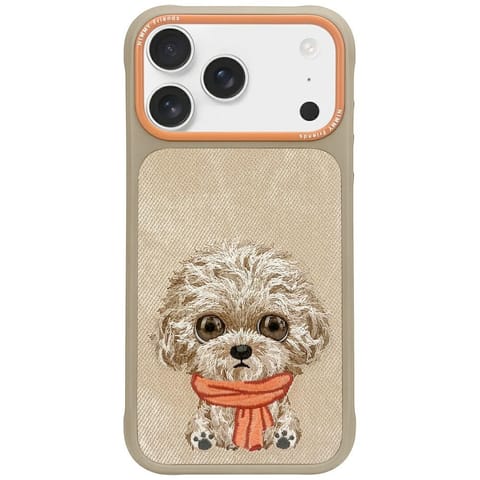 ⁨Etui Nimmy Big Eyed Pet 2.0 Dog do       iPhone 17 beżowy⁩ w sklepie Wasserman.eu