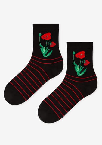⁨SKARPETY MARILYN DAMSKIE POPPY 2 (kolor black, rozmiar 36-40)⁩ w sklepie Wasserman.eu