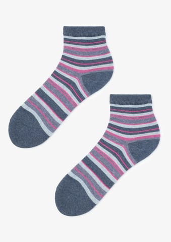 ⁨SKARPETY MARILYN SC CLASSIC STRIPES (kolor Grey, rozmiar 36-40)⁩ w sklepie Wasserman.eu