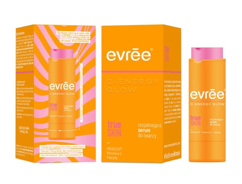 ⁨EVREE C-Energy Glow Rozjaśniające serum do twarzy True Skin 25 ml⁩ w sklepie Wasserman.eu