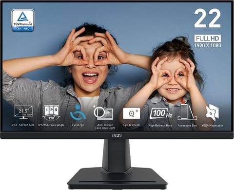 Monitor MSI PRO MP225 (21.5" /IPS /100Hz /1920 x 1080 /Czarny) w sklepie Wasserman.eu