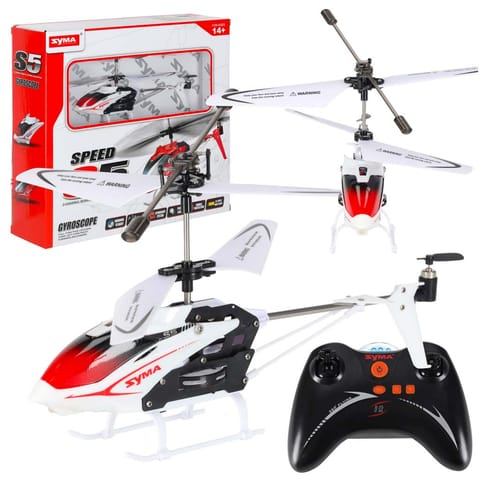 ⁨Helikopter zdalnie sterowany na pilota RC SYMA S5 3CH biały⁩ w sklepie Wasserman.eu