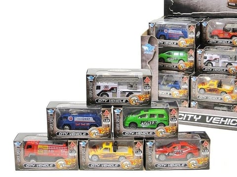 Auto metalowe 1:64 MIX w sklepie Wasserman.eu