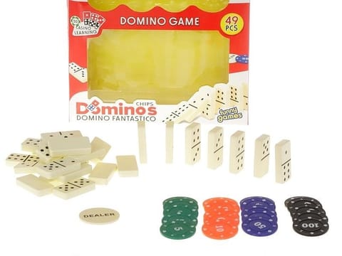 ⁨Domino z żetonami 49el⁩ w sklepie Wasserman.eu