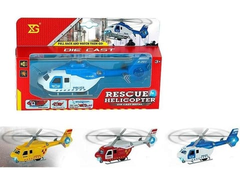 Helikopter śmigłowiec metalowy światło dźwięk MIX w sklepie Wasserman.eu