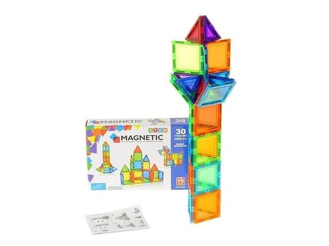 ⁨Klocki magnetyczne 30el⁩ w sklepie Wasserman.eu
