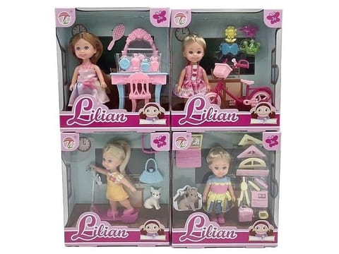 Lalka 11.5cm z akcesoriami MIX w sklepie Wasserman.eu
