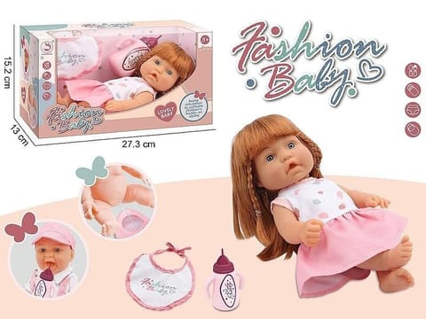 ⁨Lalka bobas z akcesoriami 25cm⁩ w sklepie Wasserman.eu