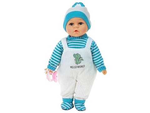 ⁨Lalka bobas ze smoczkiem mówi po polsku 35cm⁩ w sklepie Wasserman.eu