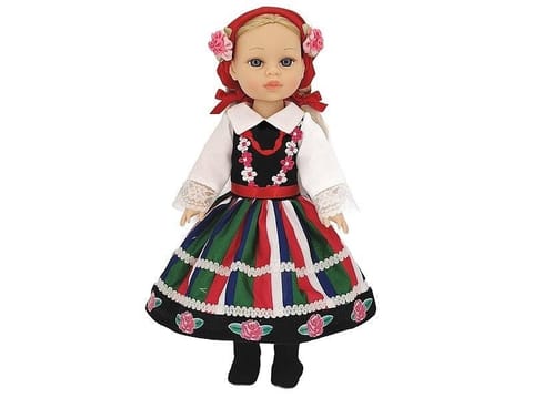 ⁨Lalka w stroju ludowym 38cm⁩ w sklepie Wasserman.eu