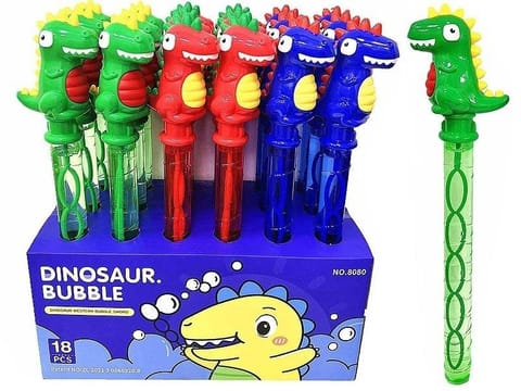 ⁨Pałeczka do baniek mydlanych 38cm z dinozaurem MIX⁩ w sklepie Wasserman.eu