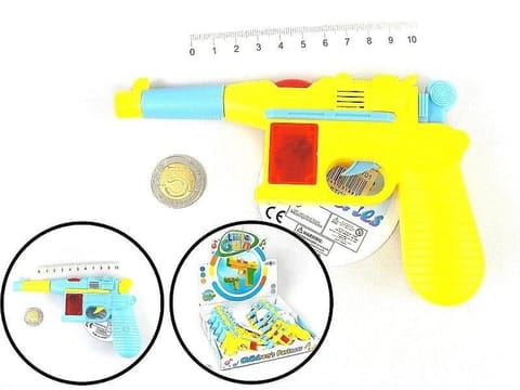 Pistolet światło i dźwięk 17x10x3cm (12szt) w sklepie Wasserman.eu