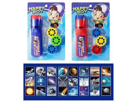 ⁨Flashlight Projector 24 Slides Space Rockets 2in1⁩ at Wasserman.eu