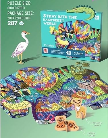 ⁨Puzzle 287 las deszczowy⁩ w sklepie Wasserman.eu