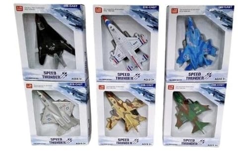 Samolot myśliwiec metalowy MIX w sklepie Wasserman.eu