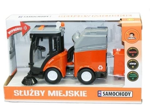 Vehicle City service cleaning the streets at Wasserman.eu