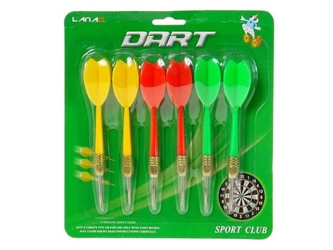 ⁨Strzałki do dart 6szt⁩ w sklepie Wasserman.eu