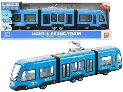 ⁨Tramwaj z napędem niebieski⁩ w sklepie Wasserman.eu