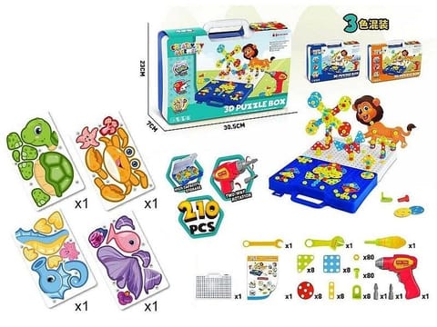 Układanka puzzle do przykręcania w walizce w sklepie Wasserman.eu