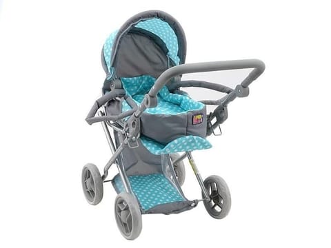 ⁨Doll's pram mint with white dots 533936 Adar⁩ at Wasserman.eu